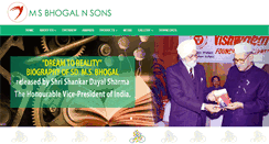 Desktop Screenshot of msbhogalnsons.com